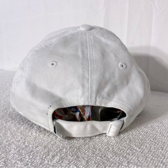 New Era White Edmonton Elks Football Adjustable Fit Ball Cap Hat - Picture 7 of 14